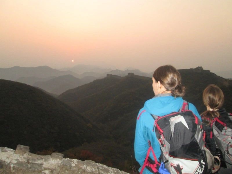 Great Wall Sunset by Great Wall Adventure Club
