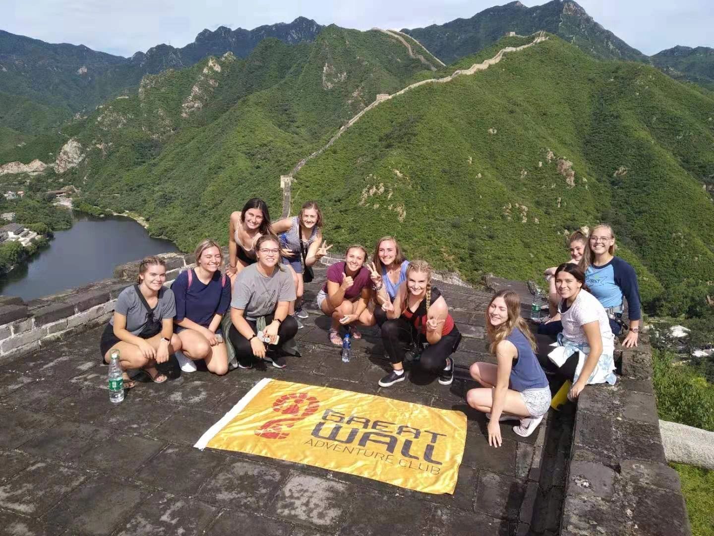 Where the Great Wall Meets the Water — mountain landscape and Great Wall towers