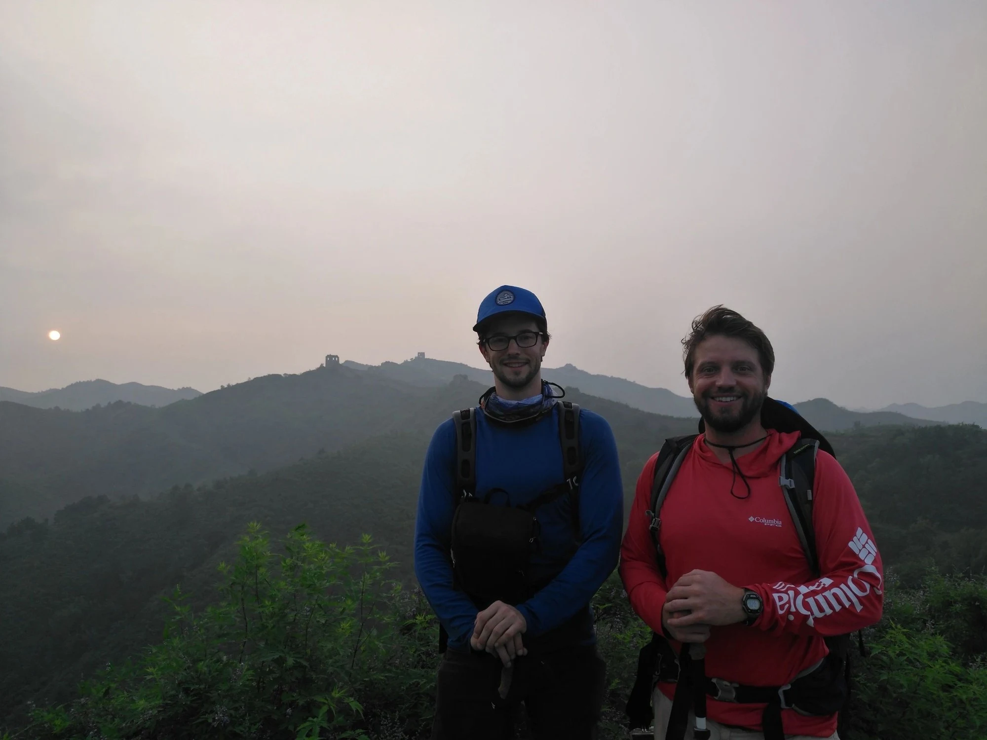 Three Days to Walk the Great Wall — mountain landscape and Great Wall towers