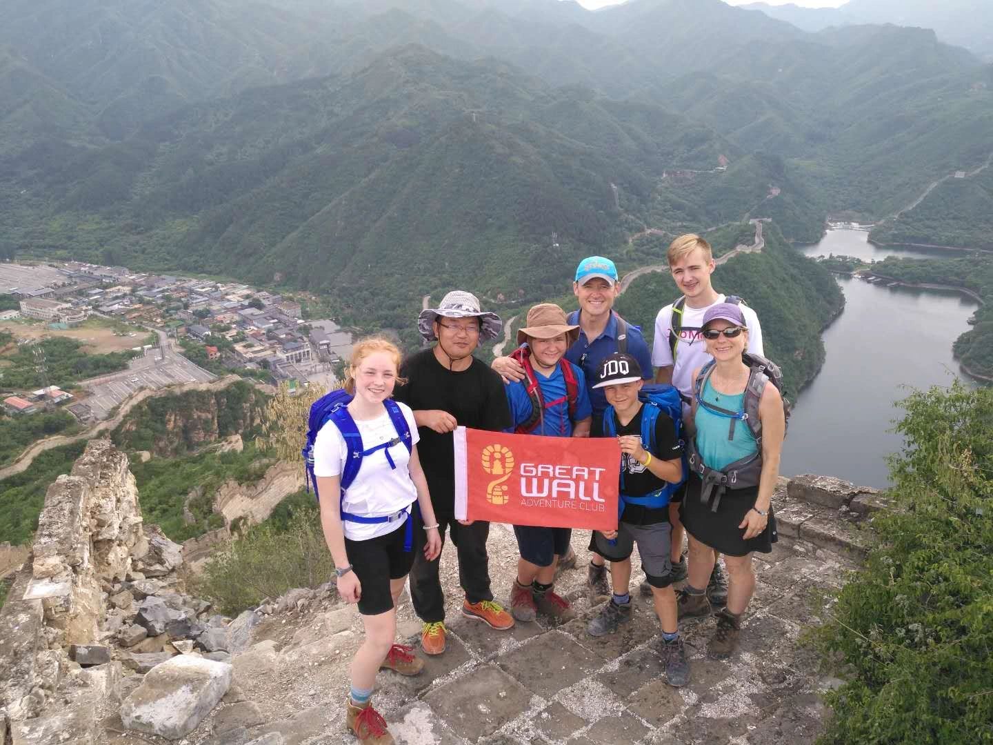 Where the Great Wall Meets the Water — mountain landscape and Great Wall towers