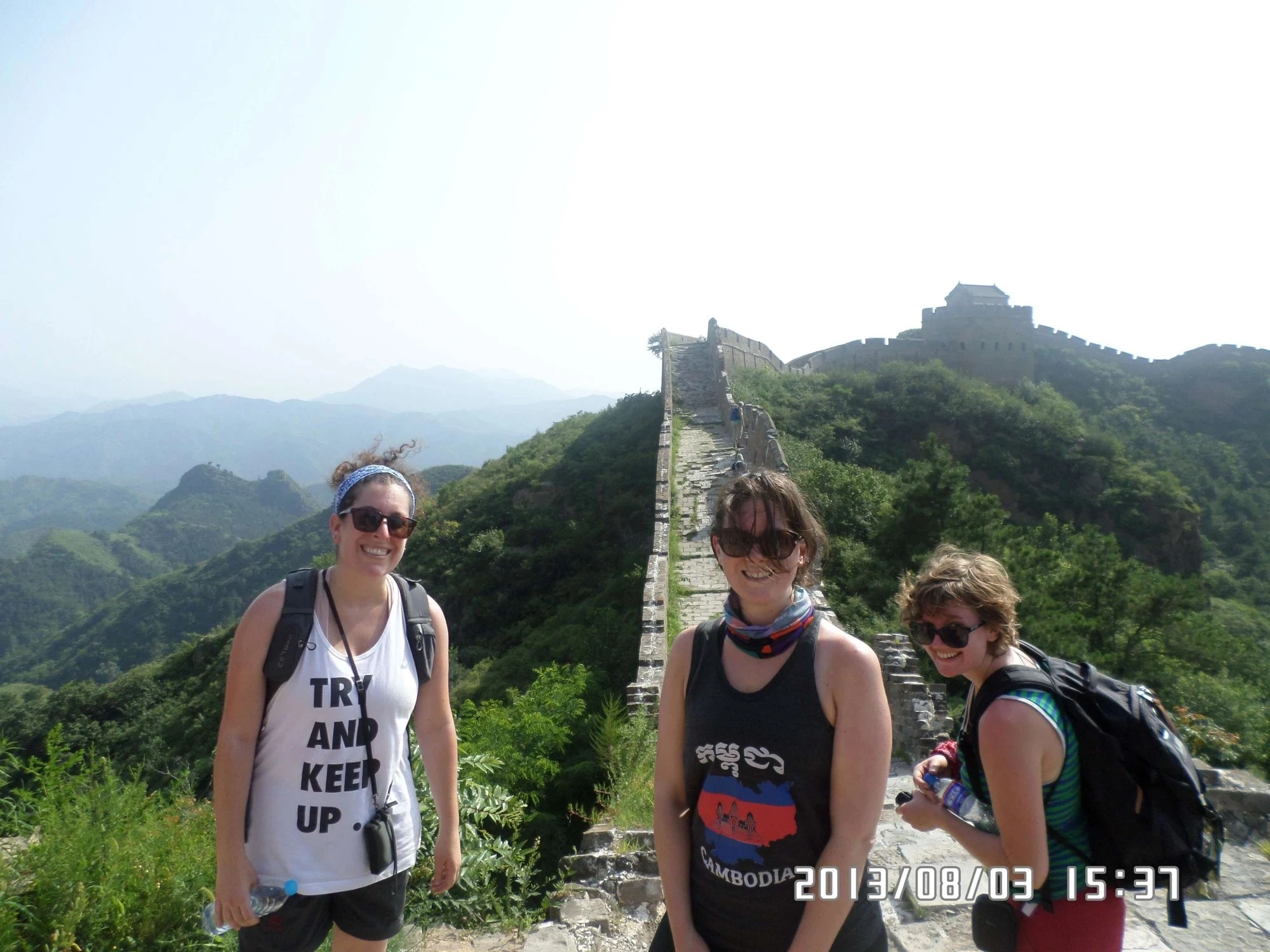 Memorable Guests and Great Wall Adventures — mountain landscape and Great Wall towers