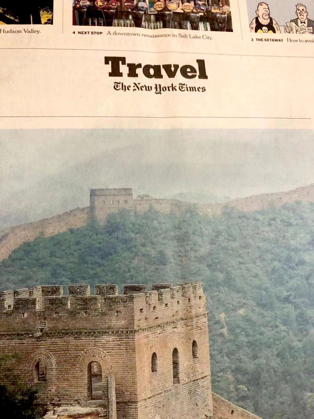 Our Great Wall Adventures in the Media — travel photographs